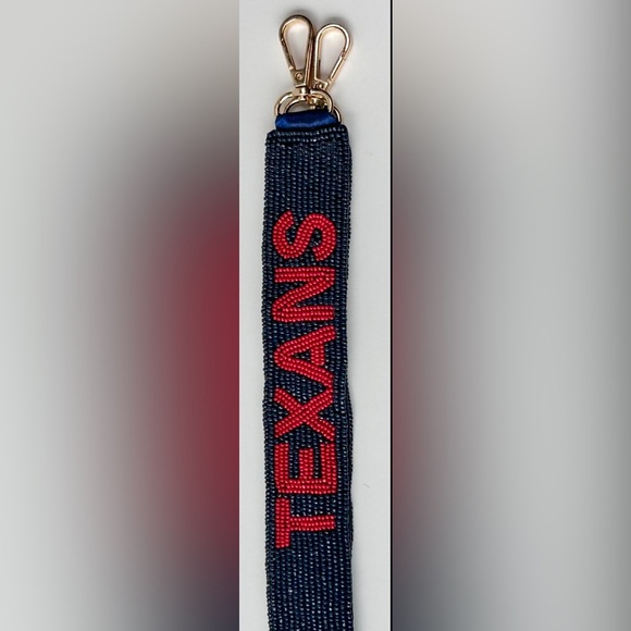 Houston Texans Hand beaded Purse Strap NFL Football NWT - Picture 3 of 4